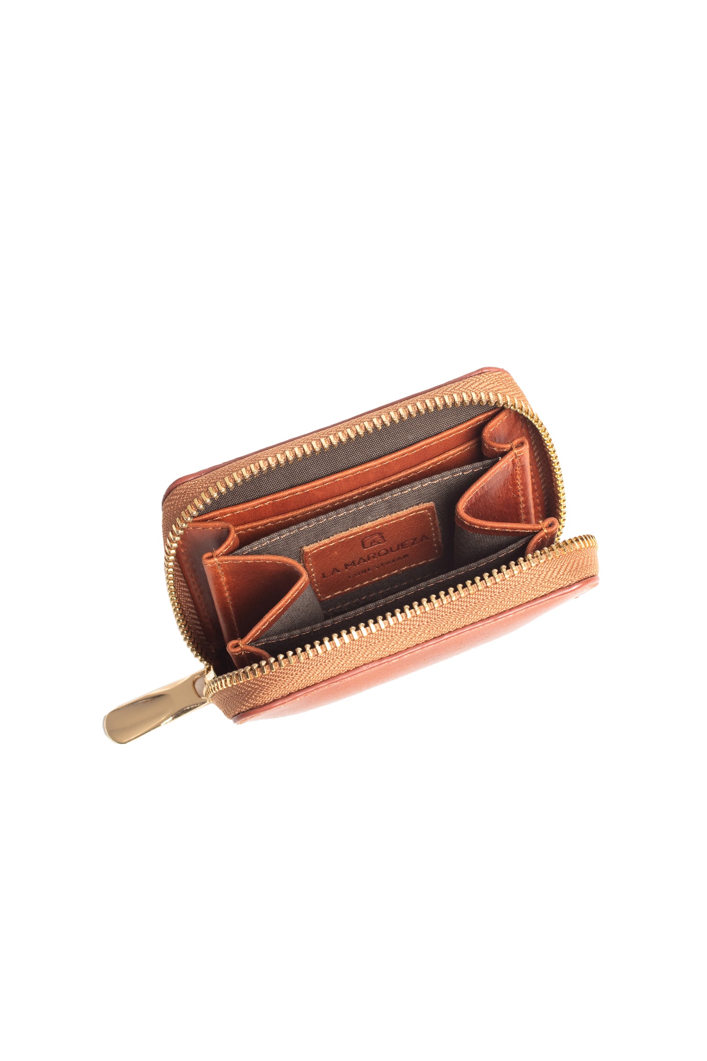 Compact Leather Wallet - Women