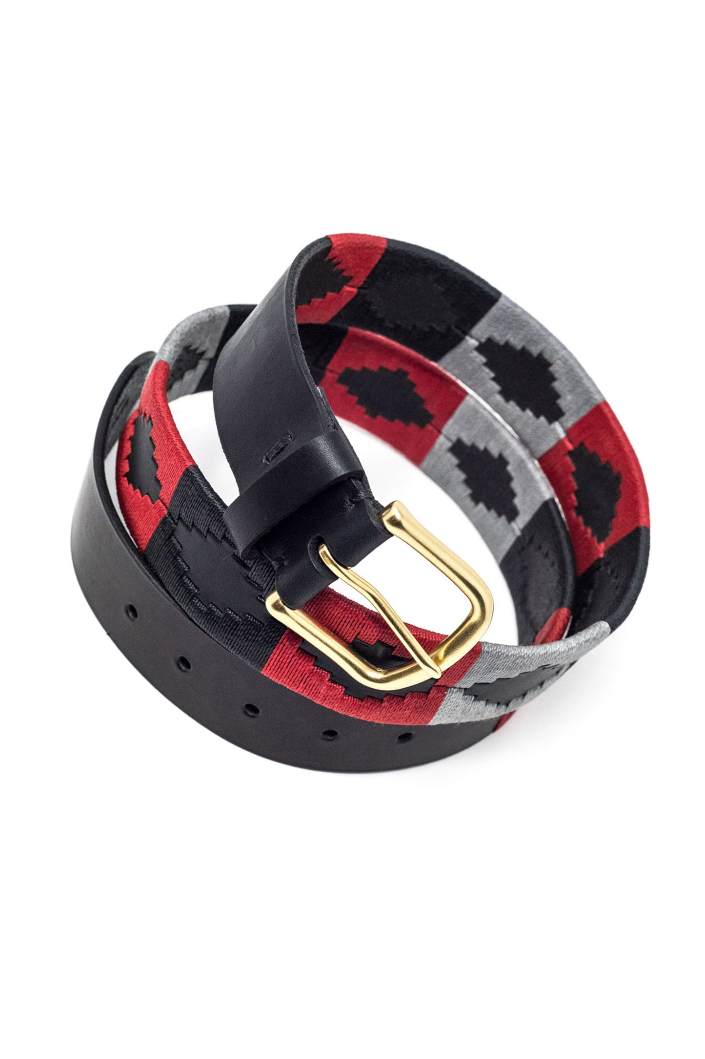 Crimson Leather Handcrafted Belt