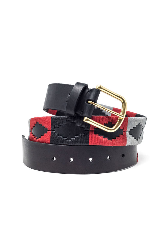 Crimson Leather Handcrafted Belt