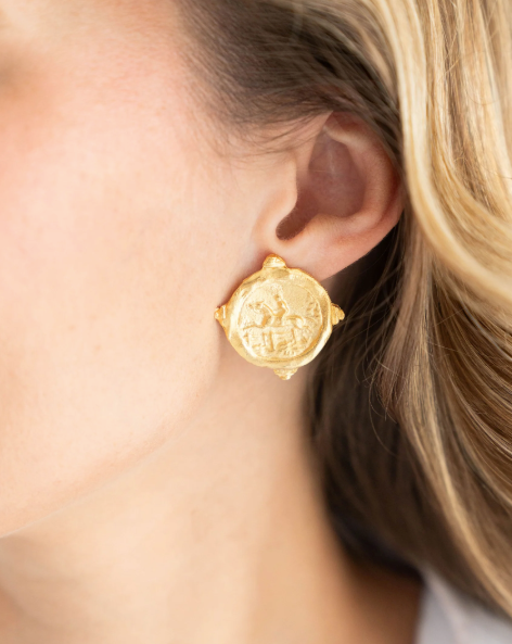Equestrian Intaglio Studs