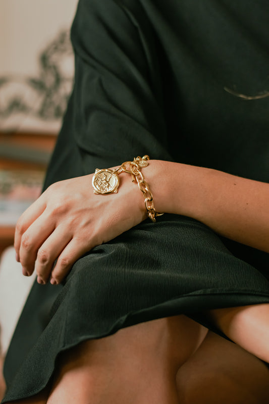 Equestrian Intaglio Bracelet