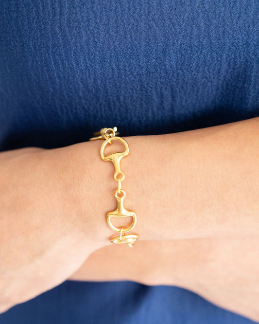 Horse Bit Toggle Bracele