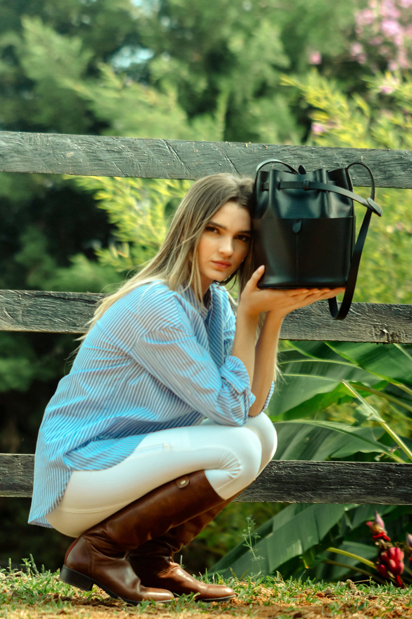 Cesta Handbag - Black