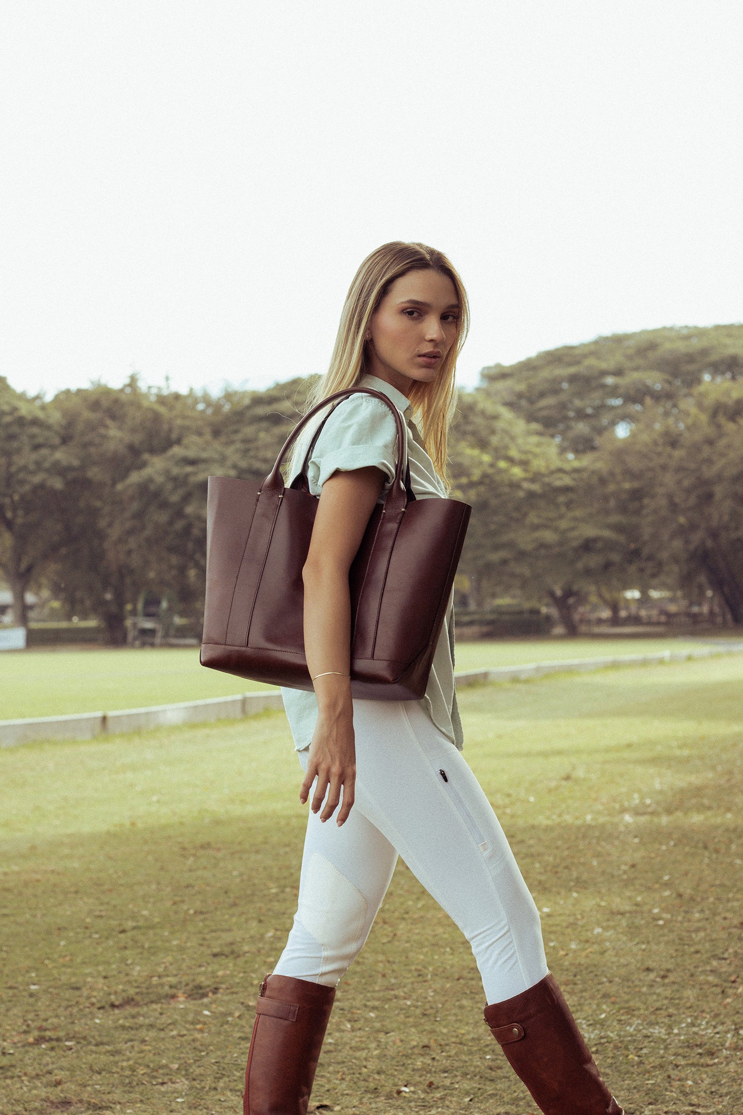 Melania Handbag Dark Chocolate