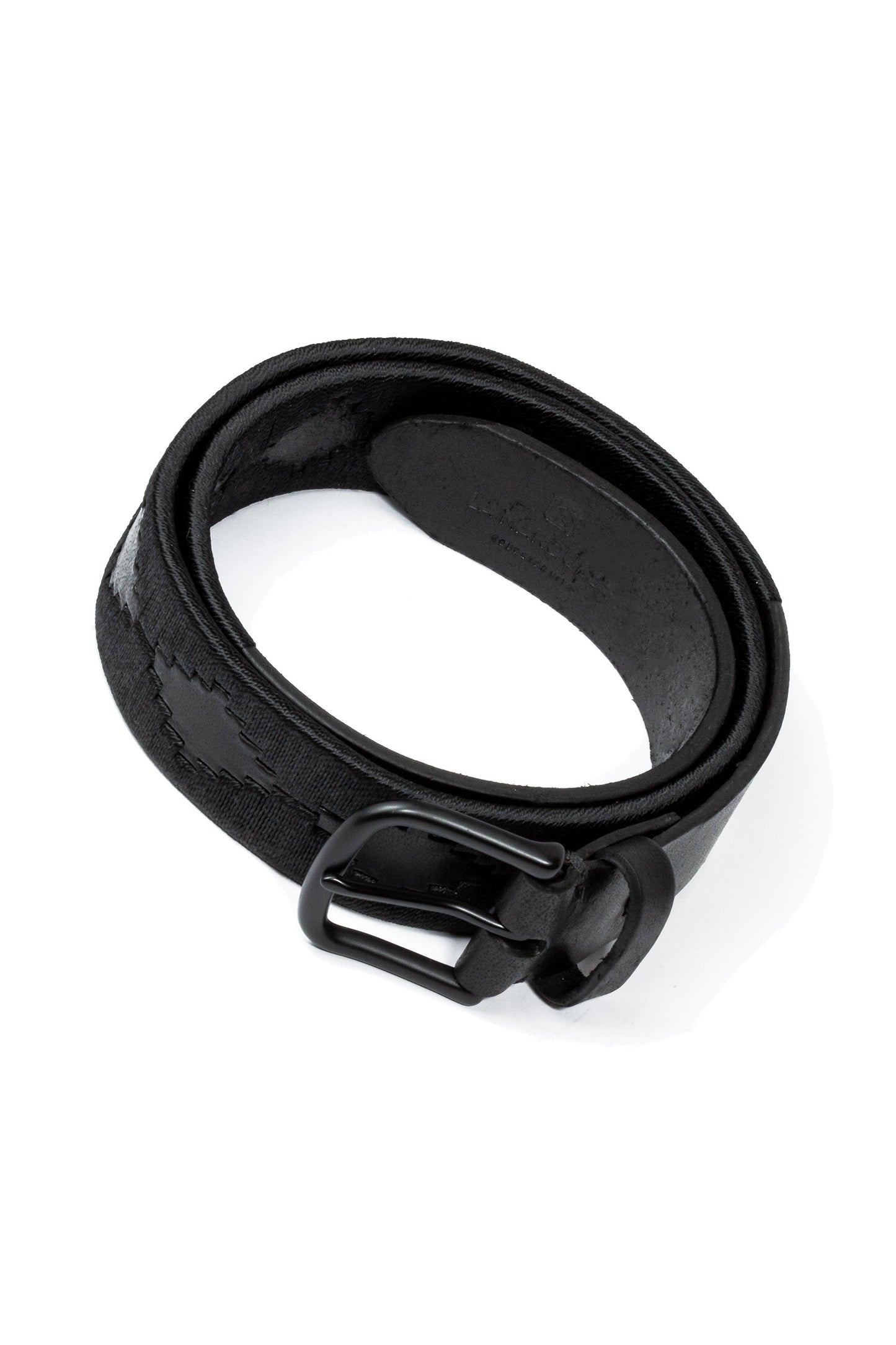 Black Luxury Leather Handcrafted Belt