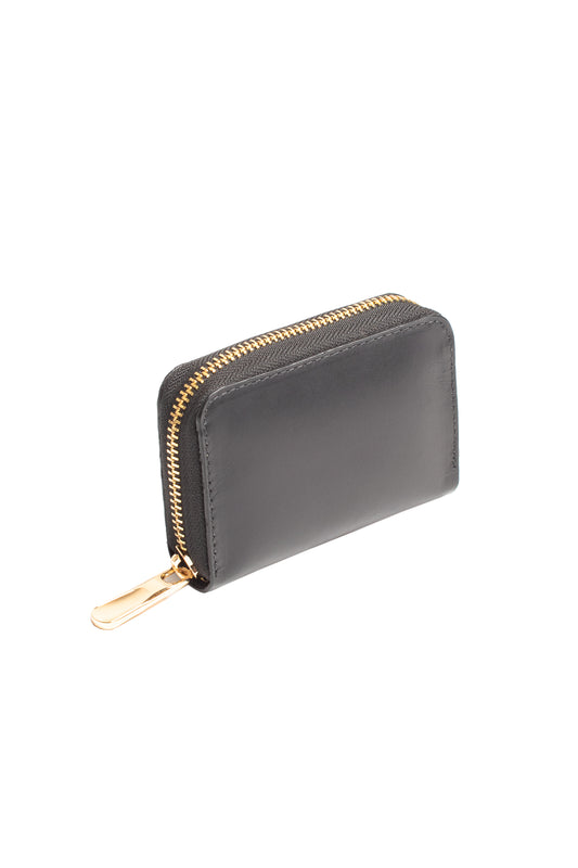 Compact Leather Wallet - Women