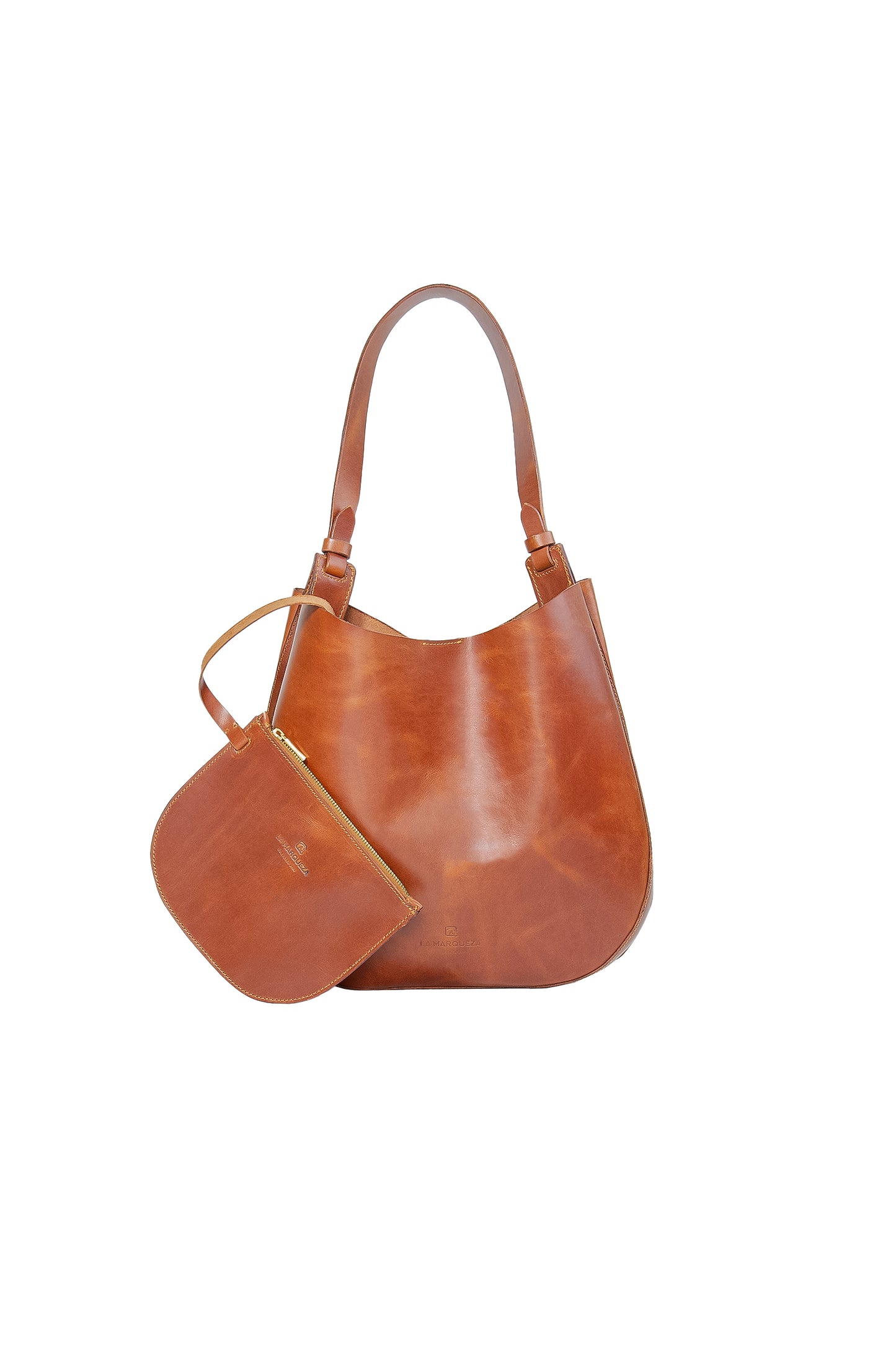 Saddle Handbag - Honey