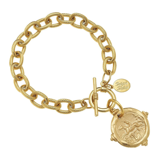 Equestrian Intaglio Bracelet