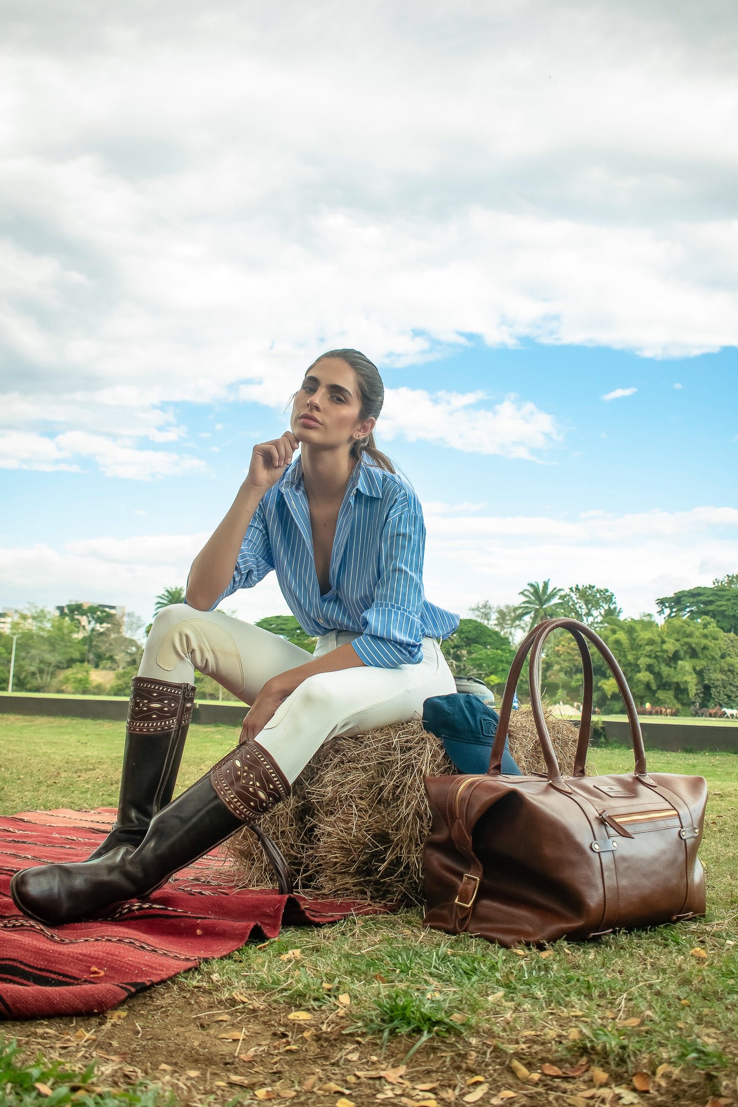 Leather Travel Bag - Honey