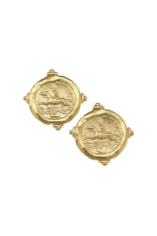 Equestrian Intaglio Studs