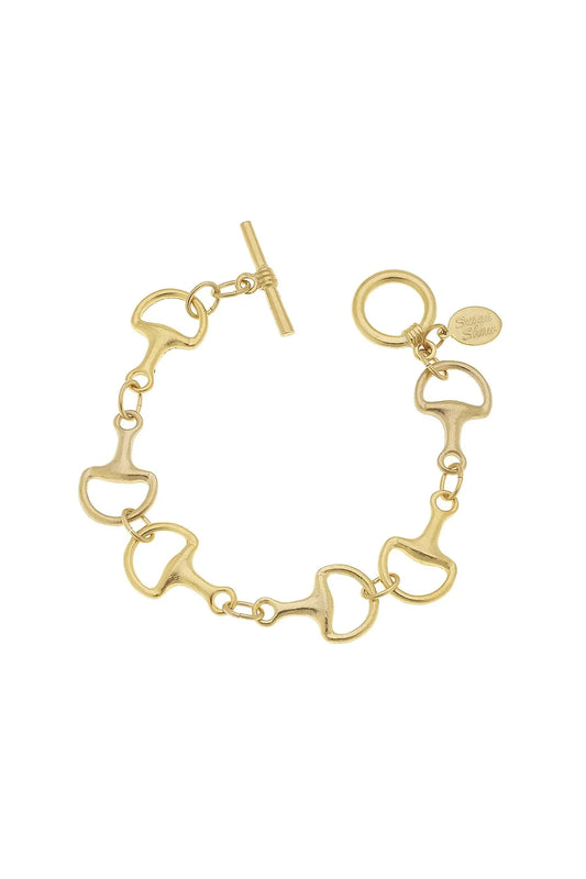 Horse Bit Toggle Bracelet
