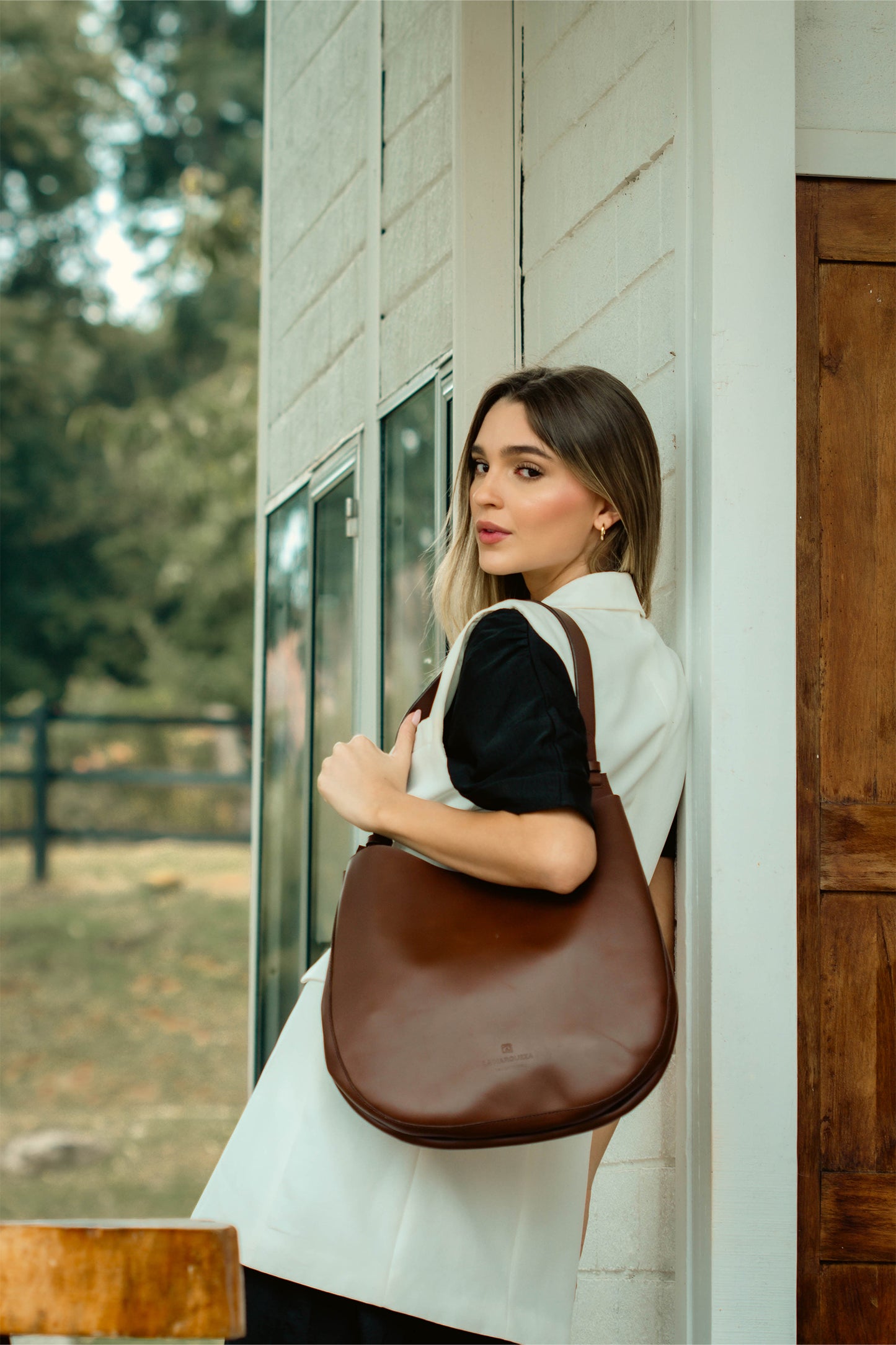 Saddle Handbag - Dark Chocolate