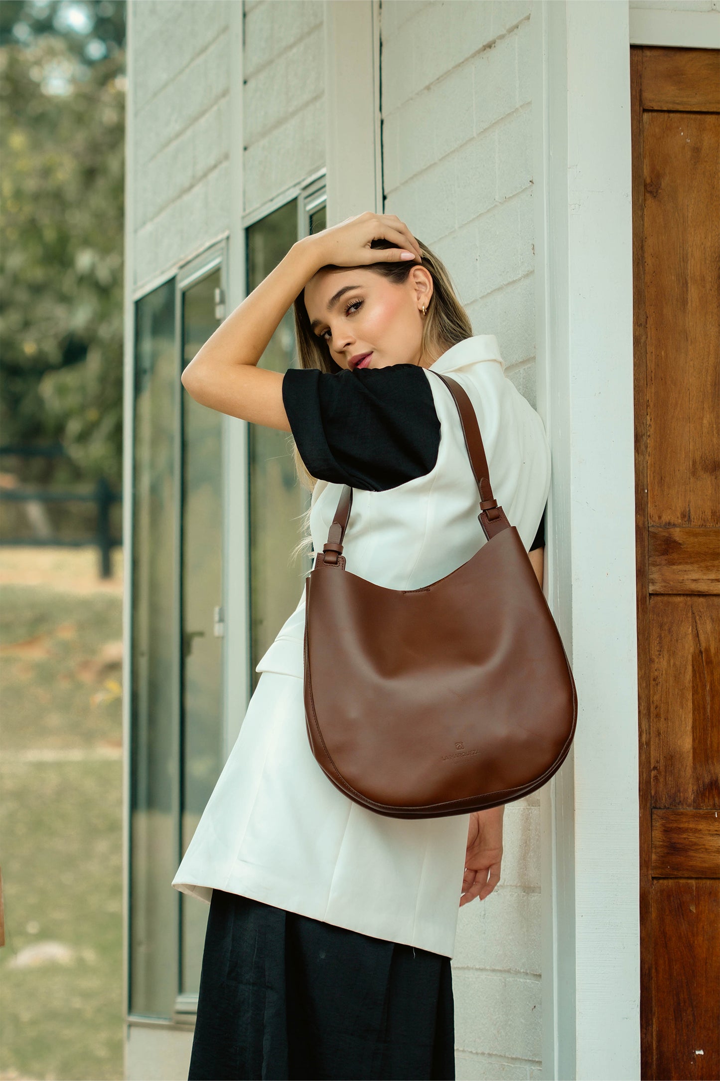 Saddle Handbag - Dark Chocolate