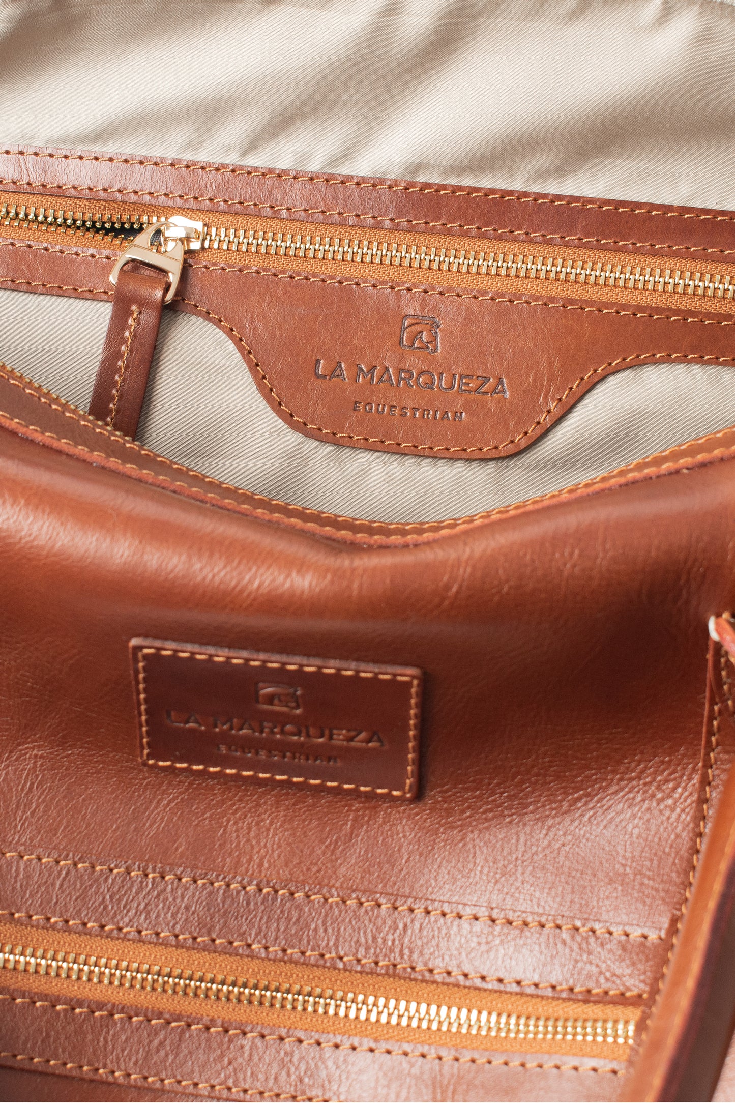 Leather Travel Bag - Honey